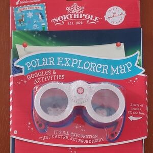 Hallmark Polar Explorer Map with Goggles -